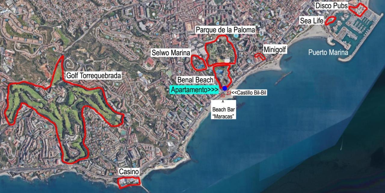 Estudio Benalbeach Primera Linea De Playa Беналмадена Екстериор снимка